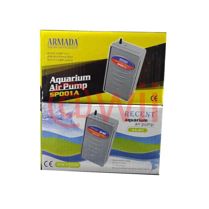 Harga Diskon Mesin Aerator Airpump Aquarium Baterai Batre Portable Recent 001