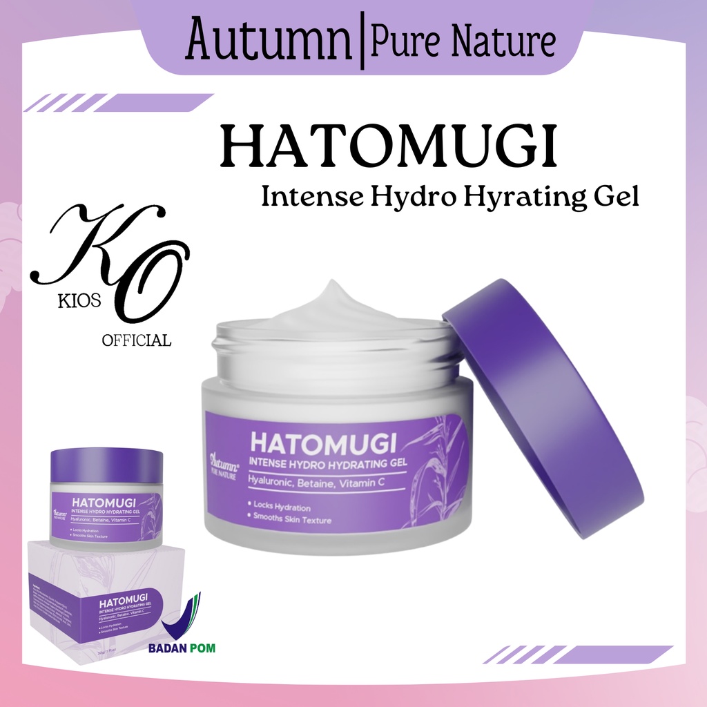 Autumn Hatomugi Intense Hydro Hydrating Gel 30g | Pelembab Wajah