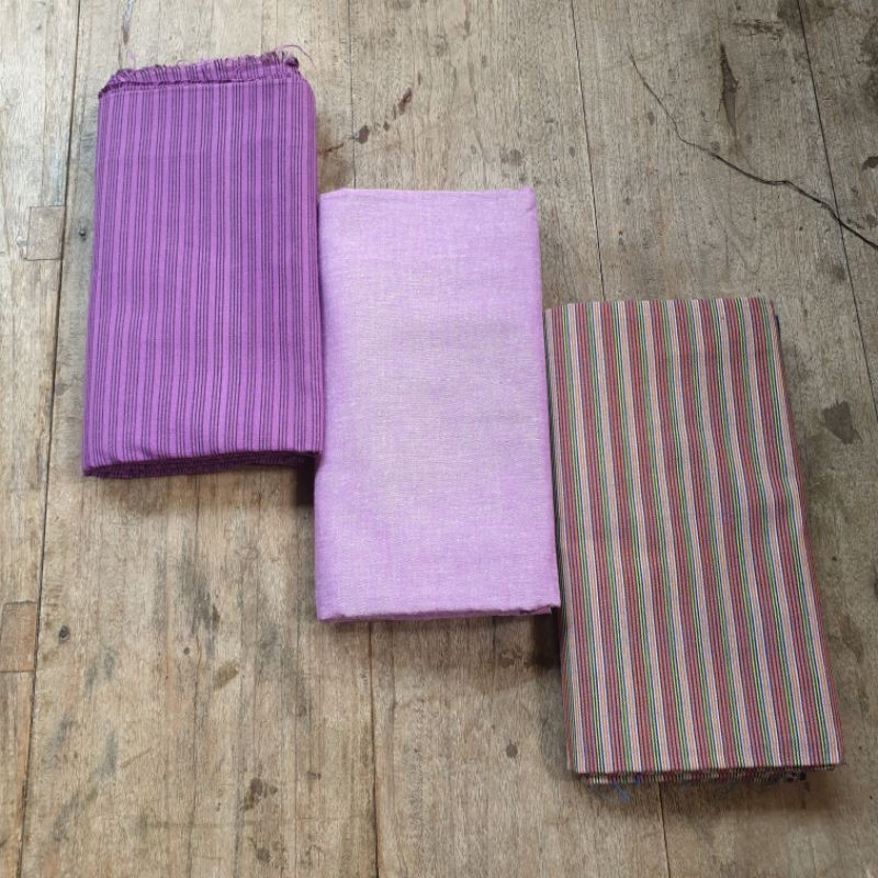 kain tenun lurik katun