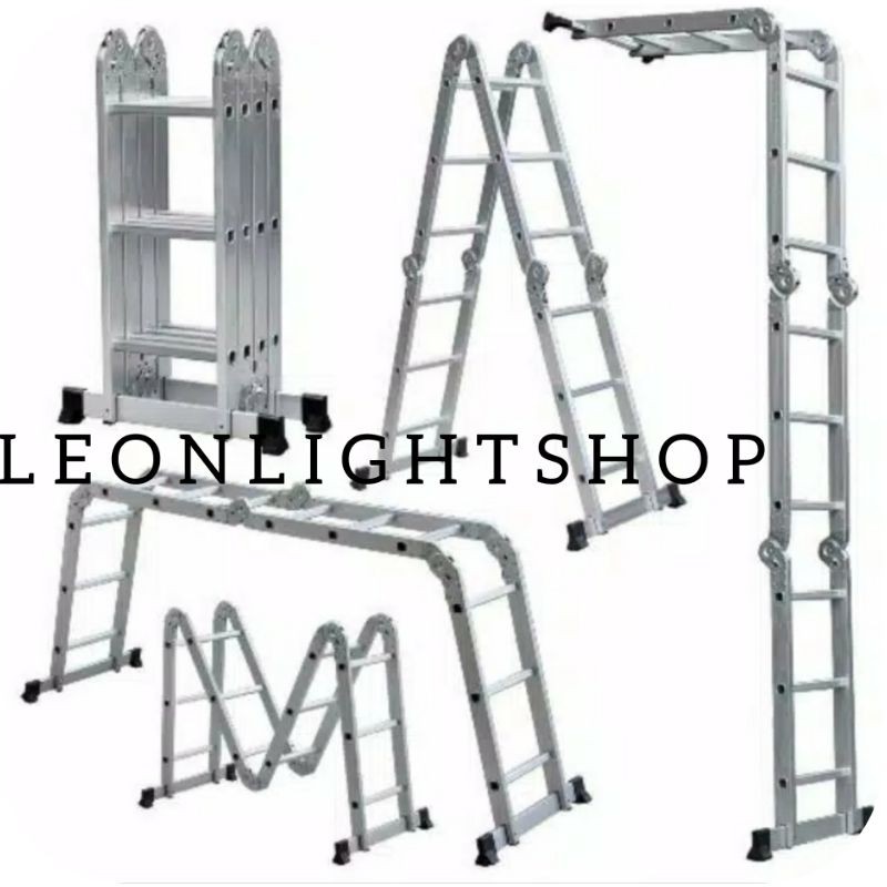 KRISBOW TANGGA LIPAT ALUMINIUM 3,3 MTR/ TANGGA MULTIFUNGSI/ TANGGA MULTIPURPOSE/ LADDER MULTIPURPOSE