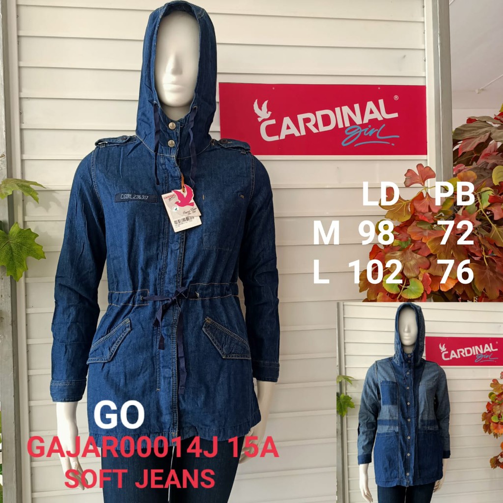 BB CARDINAL GIRL CE JAKET JEANS CEWEK Pakaian Wanita Sweater Jaket Ladys Outerwear 100% Original!