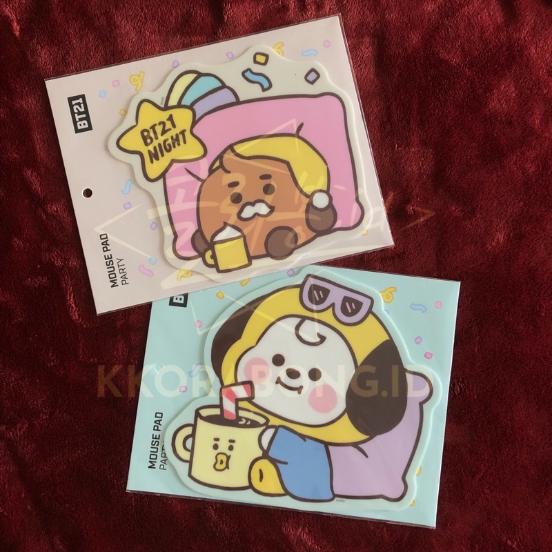 [READY] BT21 Party Mouse Pad