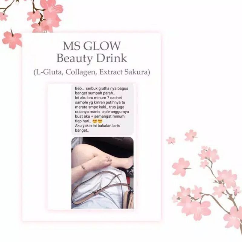 MS GLOW GLASSKIN DRINK ORIGINAL