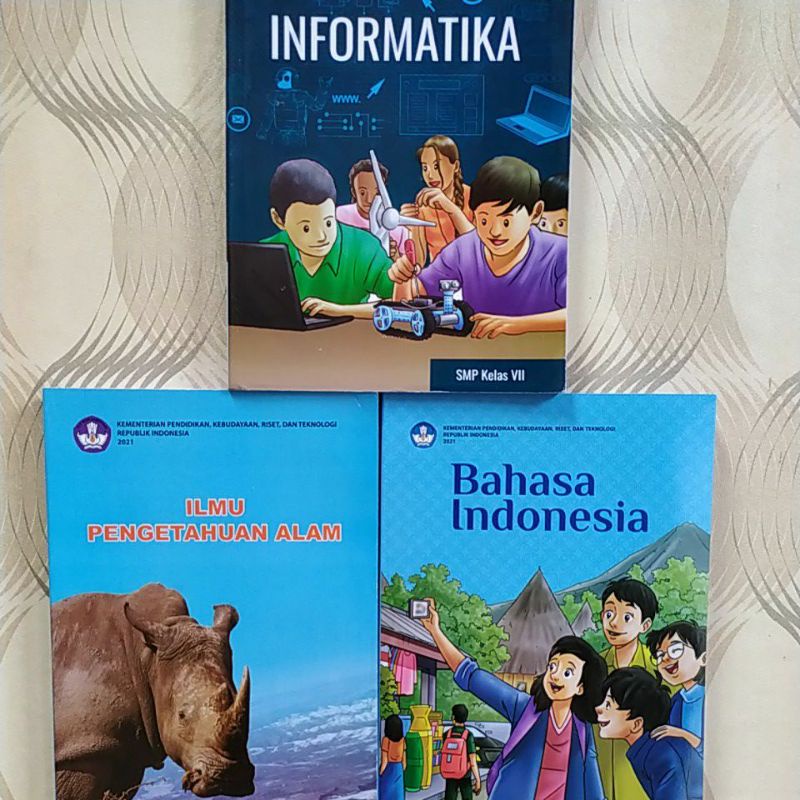 Buku Pelajaran SMP. Buku Paket SMP. K-21/Kurikulum Merdeka. SMP kelas 7. terbaru.