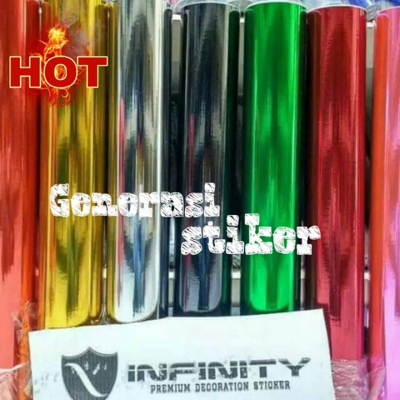 Stiker Skotlet Crome Skotlet Metalik Skotlet motor Krom Skotlet Motor Merah Metalik Skotlet Infinity