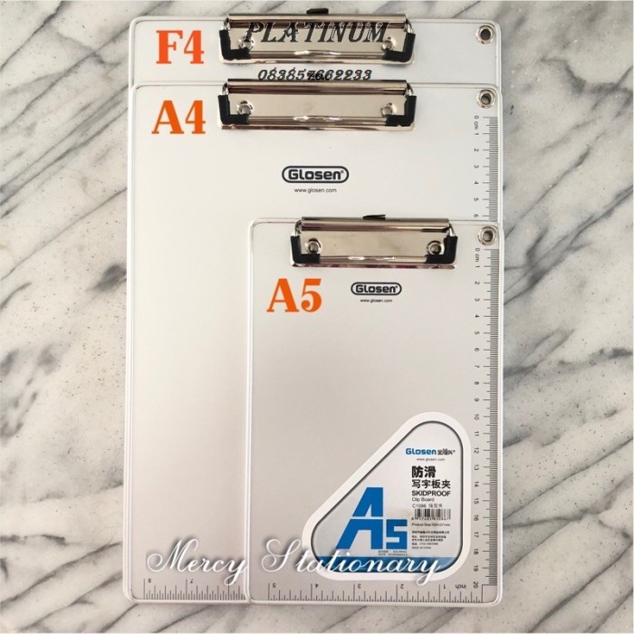 READY *NEWS* Clipboard Aluminium Folio Clipboard A4 Clip Board A5