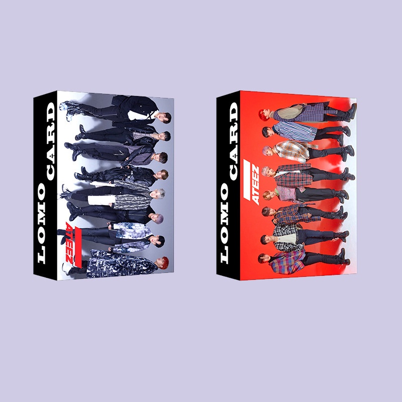 30pcs / set Kartu LOMO Foto Kpop TWICE NCT ASTRO EXO ATEEZ