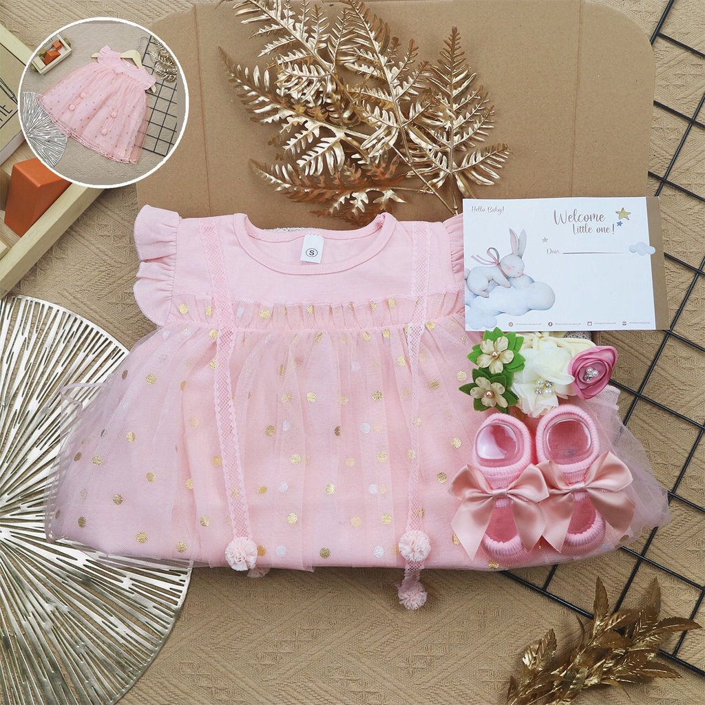 BARU! LIO049 Girls Baby Hampers 0-12 months/ Hampers bayi newborn/ Kado bayi/ baby girl gift set