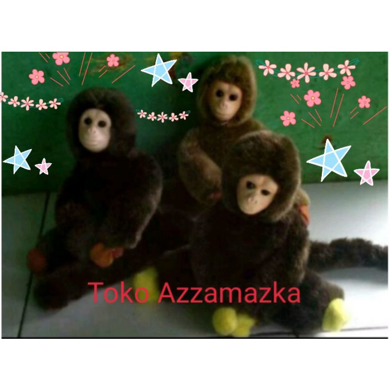 Boneka Monyet Imut ganci uk 20cm Mainan Anak Murah