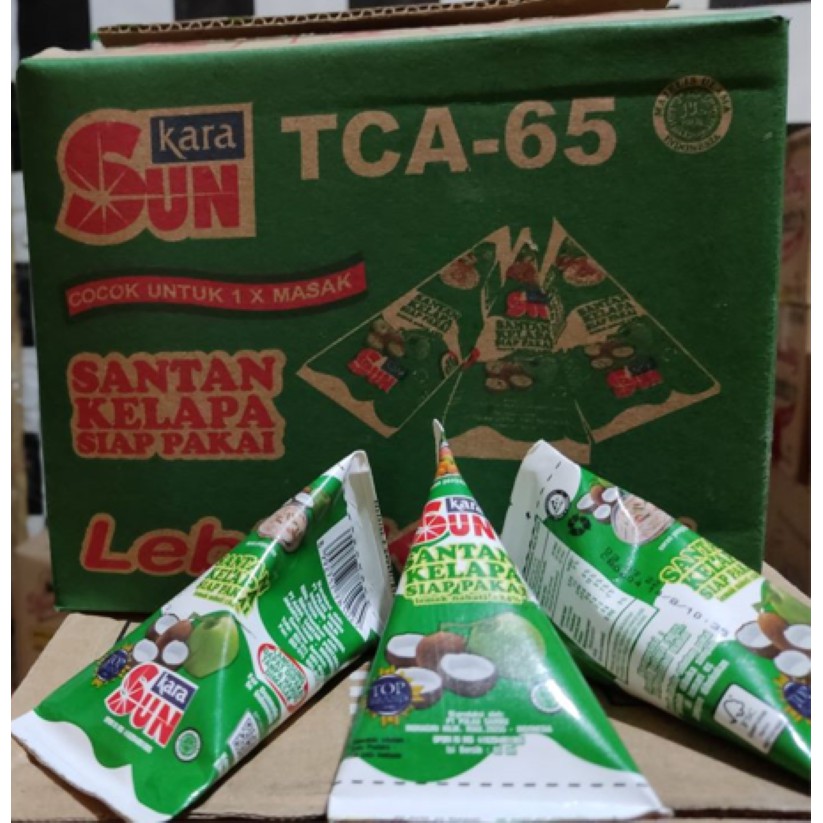 

SUN KARA Santan Kelapa TCA-65 65ml jual per Dus isi 36 pcs