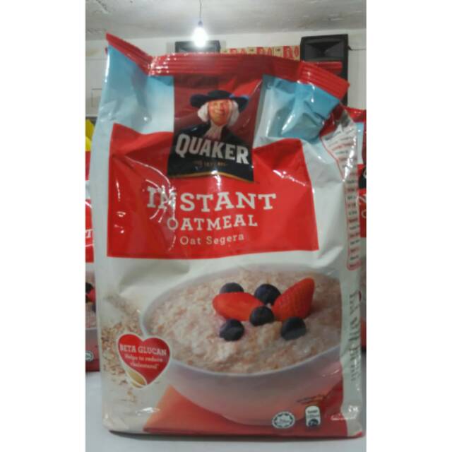

QUAKER" INSTANT OATMEAL BESAR