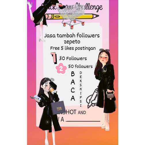 FOLLOWERS ZEPETO MURAH +FREE GIFT