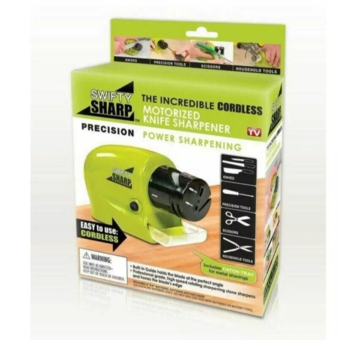 Pengasah / Asahan Pisau Elektrik Otomatis - Original Swifty Sharp