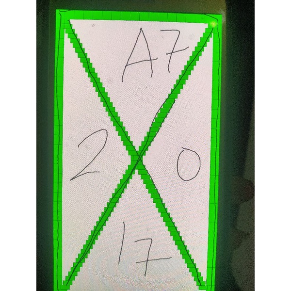 LCD Samsung A7 2017 Original copotan