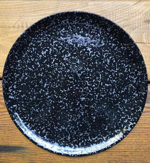PIRING KERAMIK HITAM UNIK MOTIF BERCAK 25 PLATE BLACK PIRING KERAMIK HITAM UNIK MOTIF BERCAK 25 PLATE BLACK