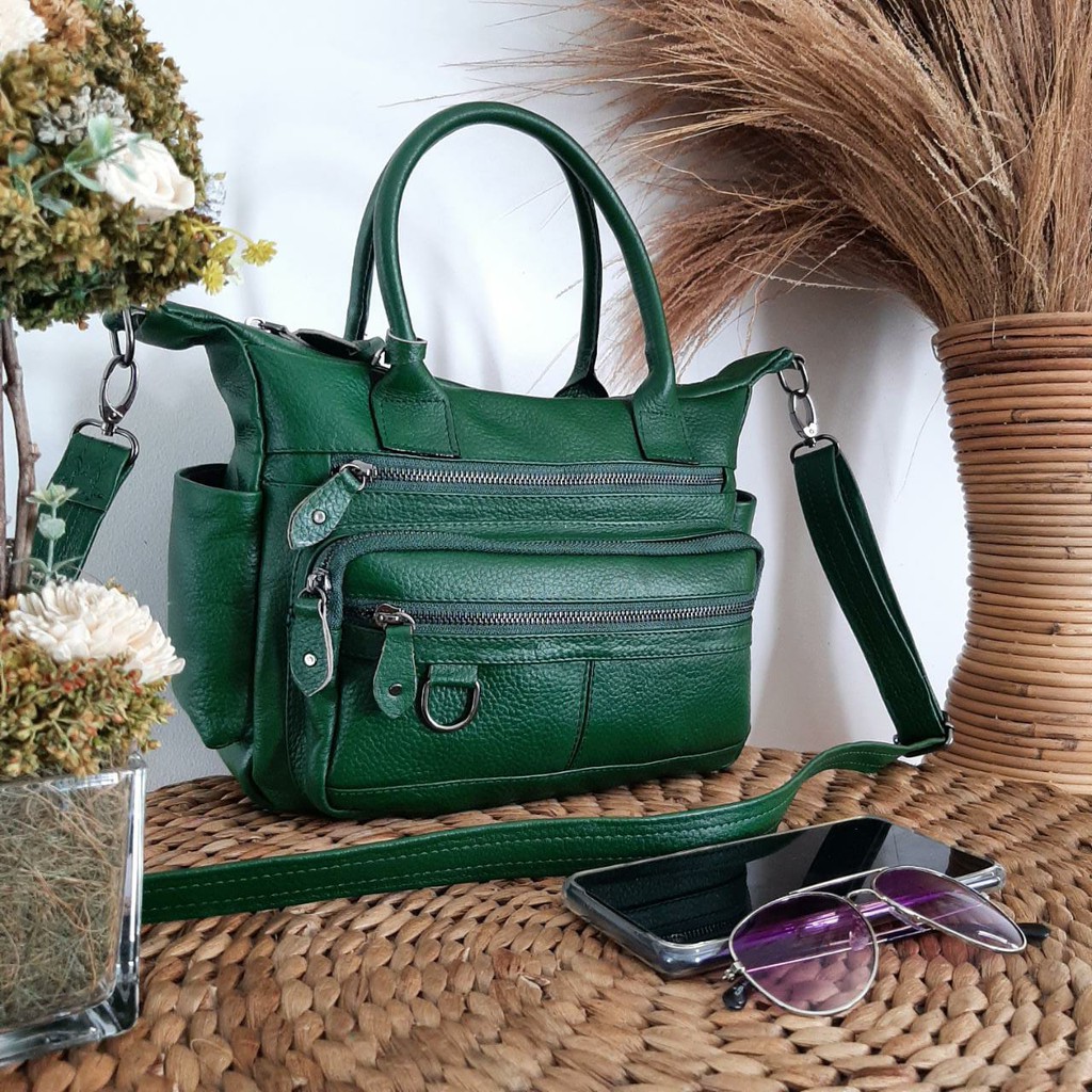 Tas Alempang Wanita Kulit Asli Original Made In Garut, Tas Wanita Keren 2021