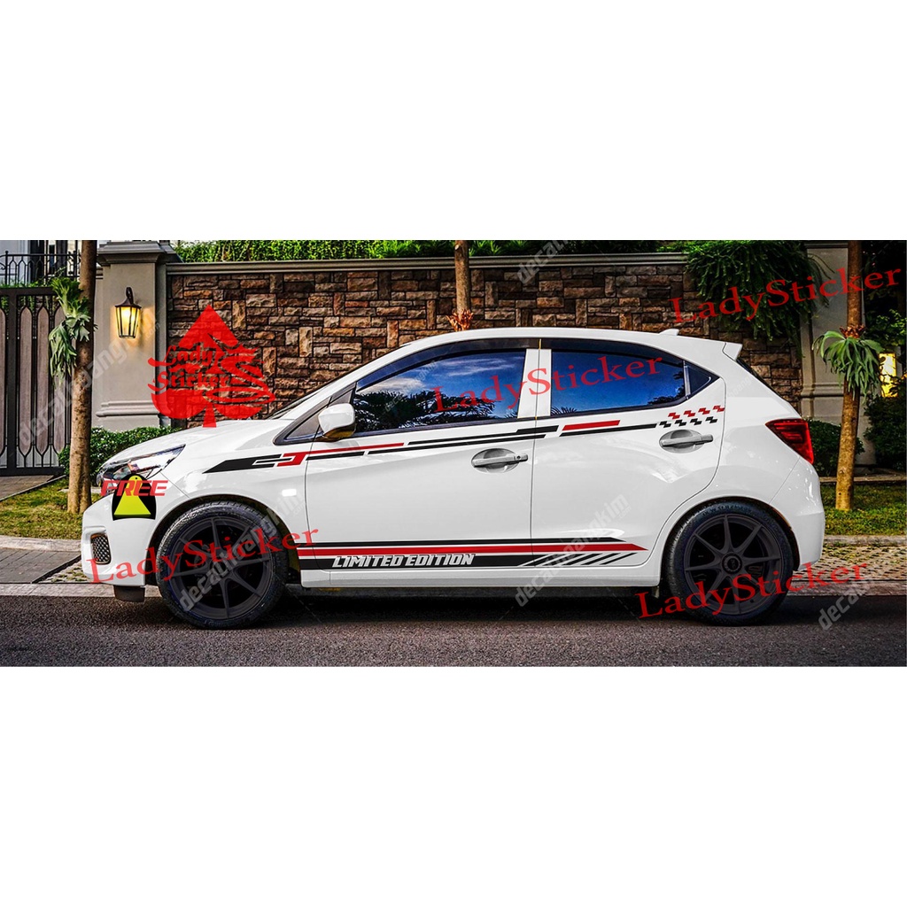 AKSESORIS STICKER MOBIL HONDA BRIO STIKER STICKER MOBIL BRIO LIMITED EDITION