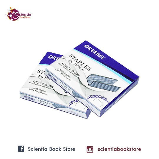 

Staples / Isi Staples 23/10-H (Pcs) - Greebel