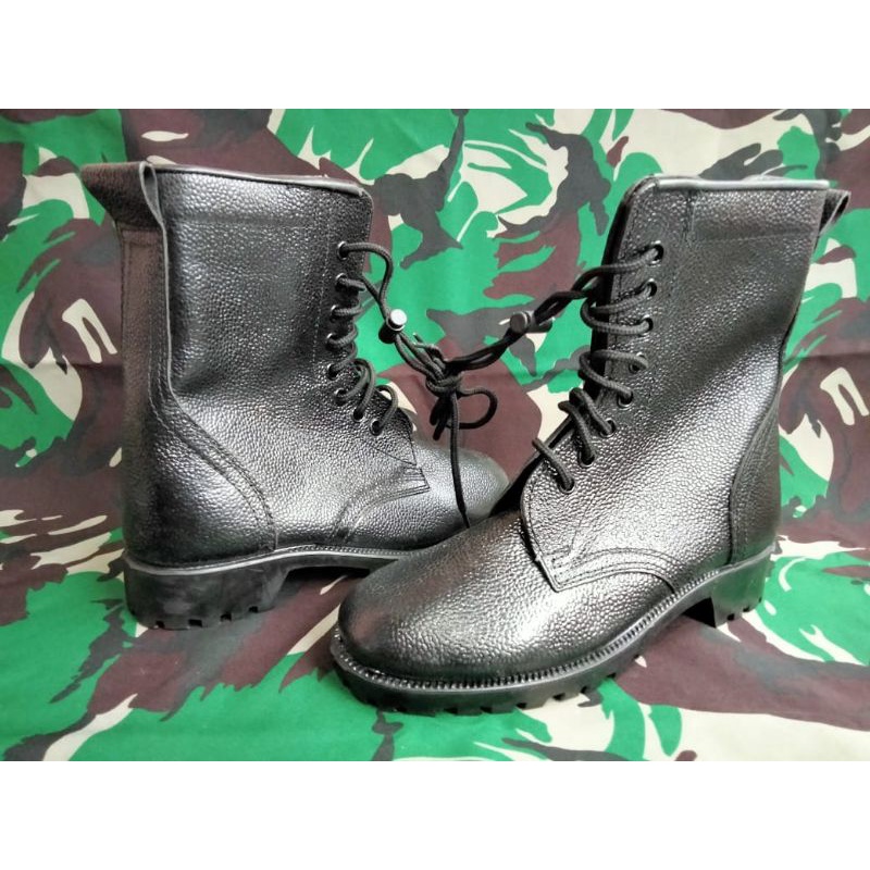 Sepatu pdl jatah Pembagian kulit jeruk TNI