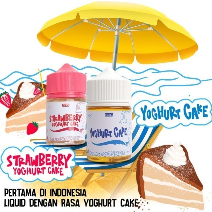 ESSENTIAL SERIES 60ml YOGHURT CAKE STRAWBERRY YOGHURT CAKE