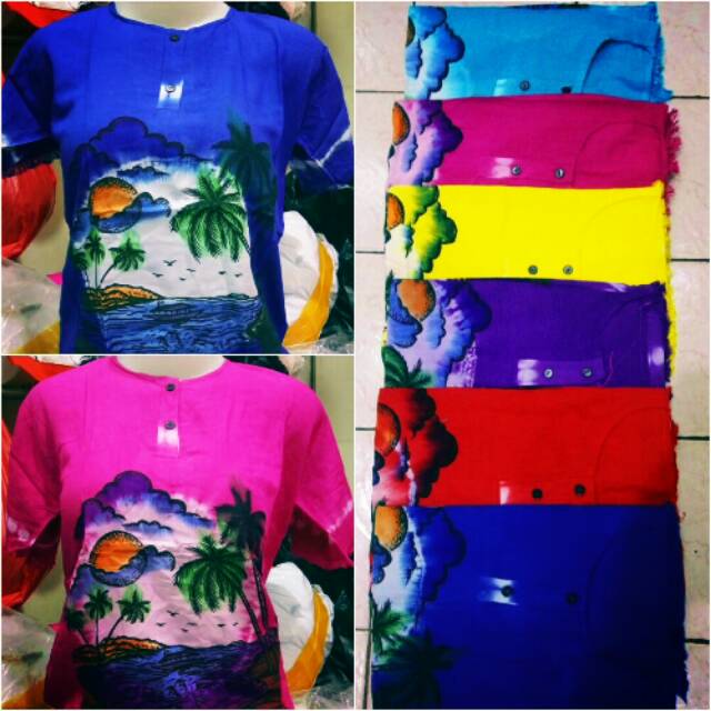 Terbaru Baju Bali Pantai Warna Polos Ukuran Remaja