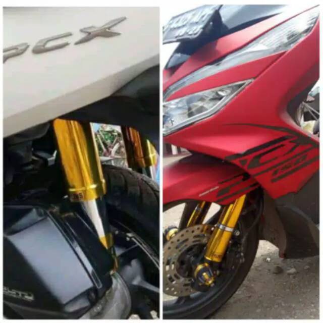 Cover shock depan dan belakang pcx lokal