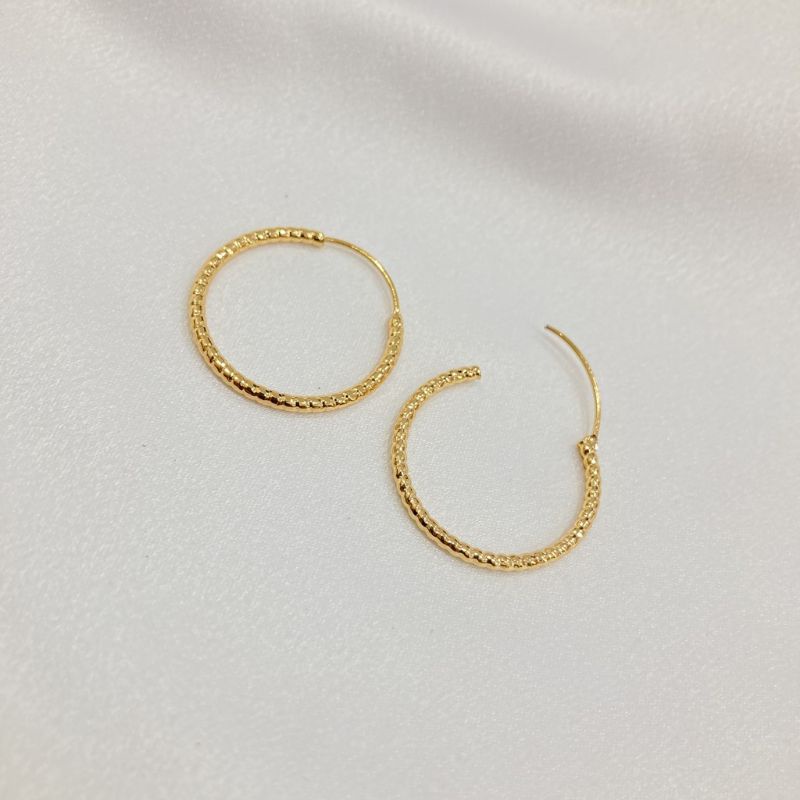 BEST SELLER-Anting Gispsy Wanita Emas 24k Anti Karat Anting Xufing