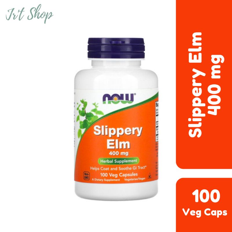 Now Foods Slippery Elm 400mg 100 Capsules