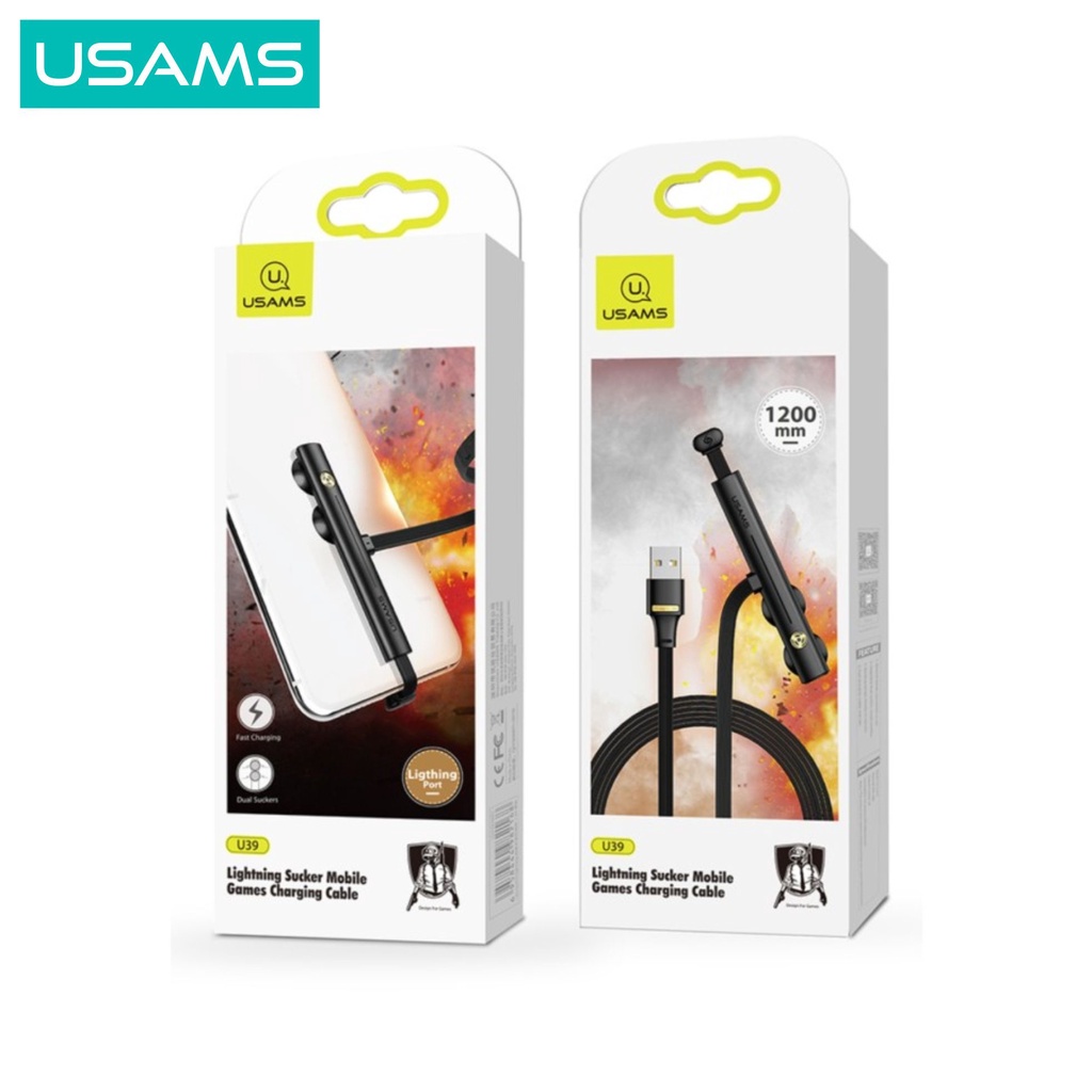 USAMS U39 Kabel Charging Lightning | Micro Sucker Mobile Games
