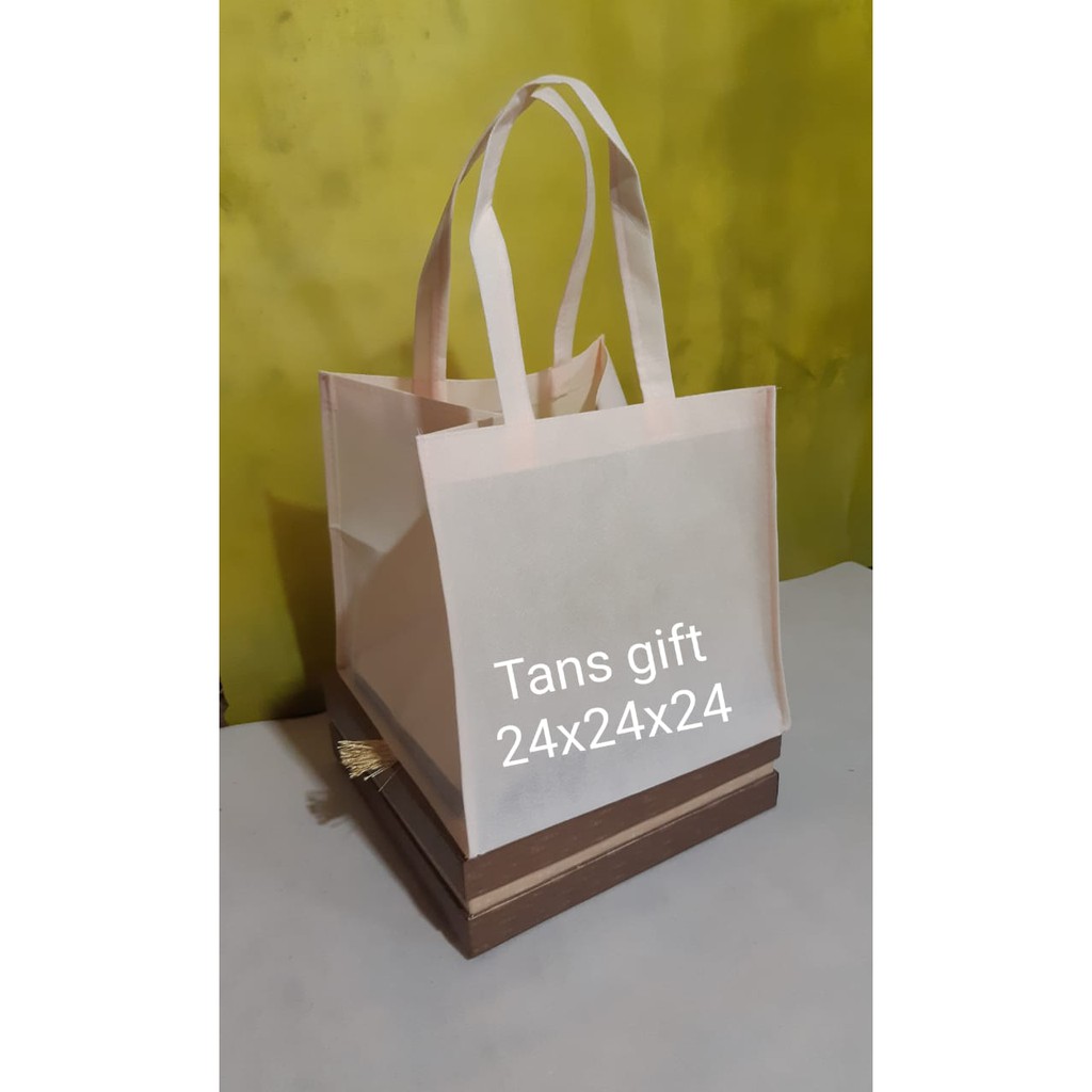 

Goody Bag Spunbond Ukuran Kotak TxPxL = 24X24X24