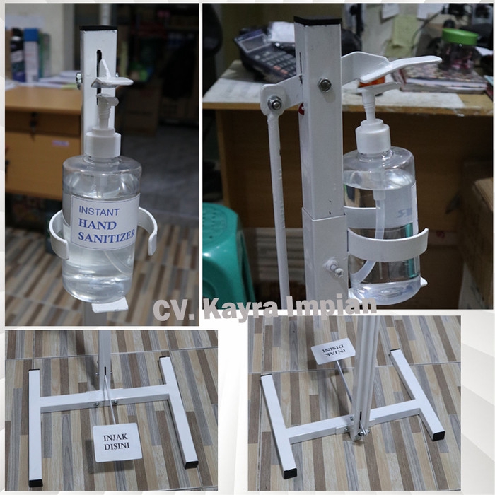 Tempat Handsanitizer / Hand sanitizer Injak / Sabun Cair tanpa sentuh