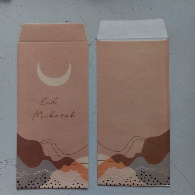 

amplop lebaran cream 1 pak isi 10pcs double tape request