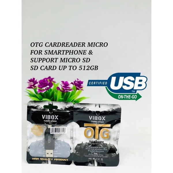 grosir otg card reader micro vibox cardreader universal fitur lengkap tranfser data cepat