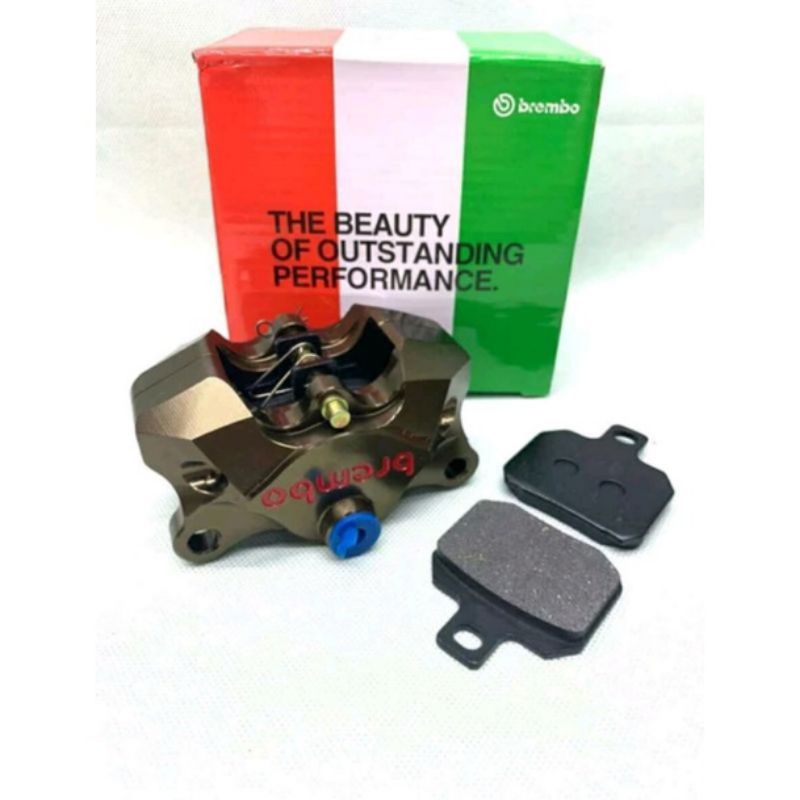 KALIPER KEPALA BABI -KALIPER BREMBO 2P ATAU 2 PISTON CNC BUAT