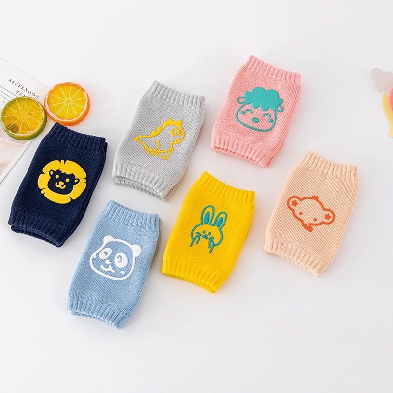 Playdate Pelindung Lutut Anak Bayi Belajar Berjalan Baby Knee Pad Protector Kaos Kaki Bayi Newborn Laki Laki Perempuan Korea Lucu