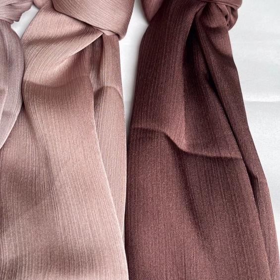 ➫ LUXURY TEXTURED SILK SHAWL // Pashmina Satin Silk Crinkle // Silk Malay Textured ☀