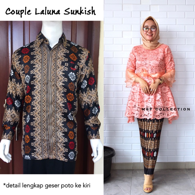 Cuci Gudang Couple Laluna Sunkish/batik/atasan Brokat dO0WposbX116Z