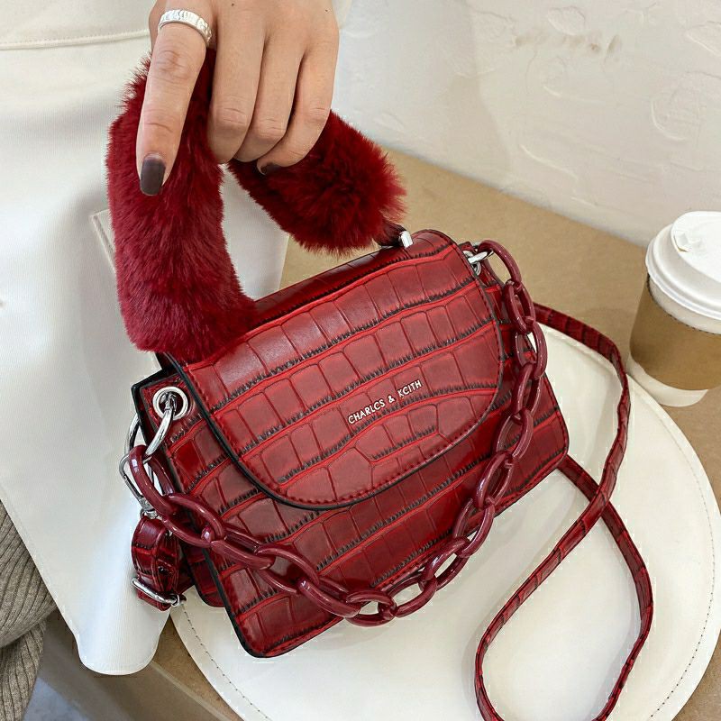 Tas Selempang Tas Wanita Import Tas bulu DNIB29201