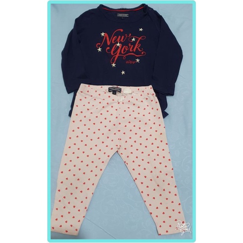 Preloved Original Tommy Hilfiger usia 2 tahun 1 stel