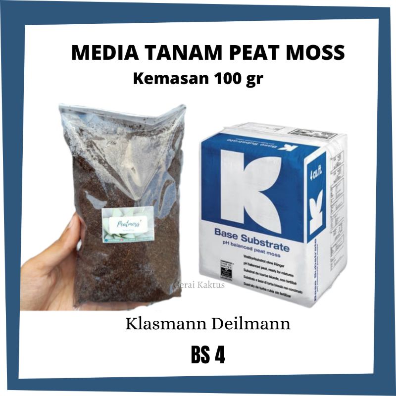 MEDIA TANAM PEATMOSS PEAT MOSS PETMOS SPHAGNUM KLASSMANN DEILMANN BS 4 untuk Tanaman Hias Media Sema