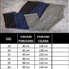 Celana tartan pria | Celana tartan kotak kotak pria