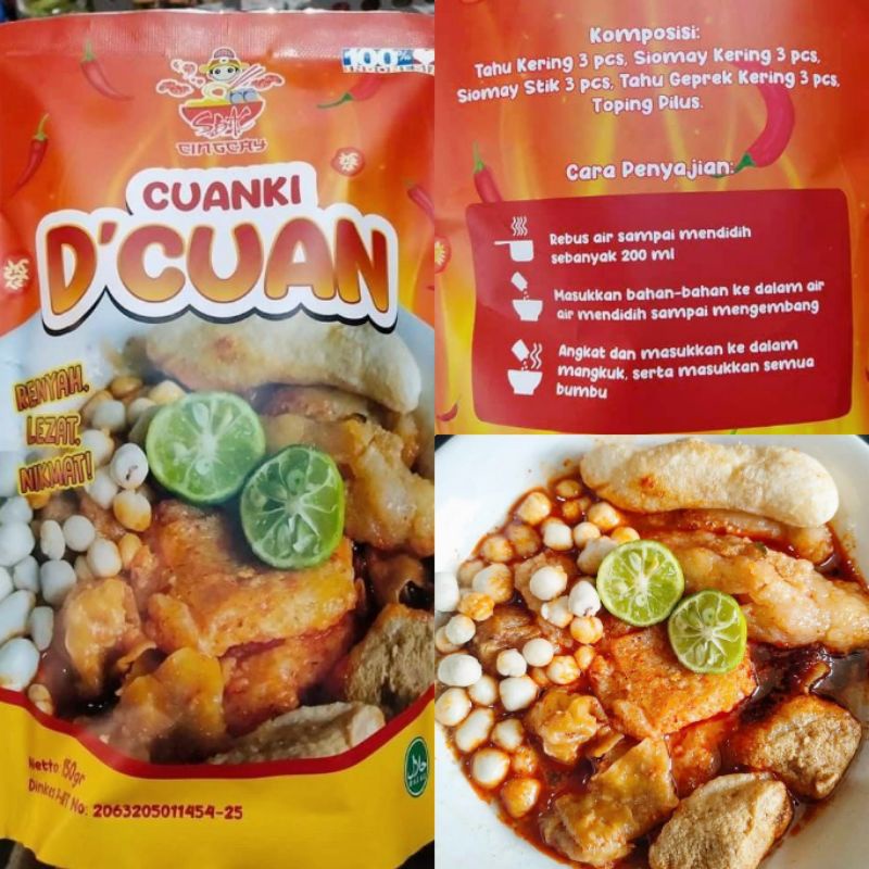 

CUANKIE D`CUAN INSTAN CUANKIE LIDAH PEDAS IZIN PIRT
