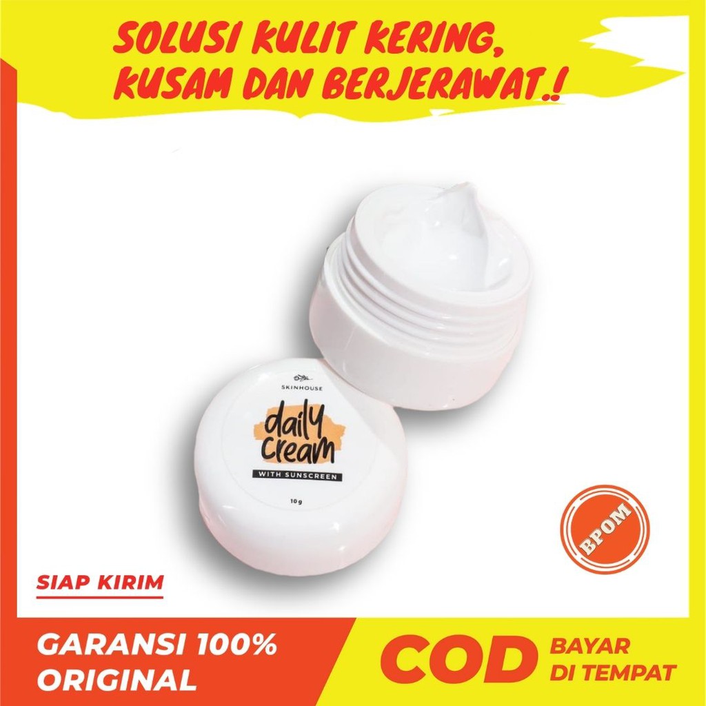 DAILY CREAM WITH SPF 15 SUNSCREEN ACNES Sunscren Paket Perawatan Wajah  Jerawat Berjerawat