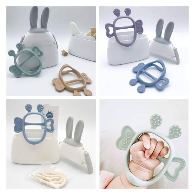 Mamas Tem JemJem Monster Teether with Bunny Case / mamastem