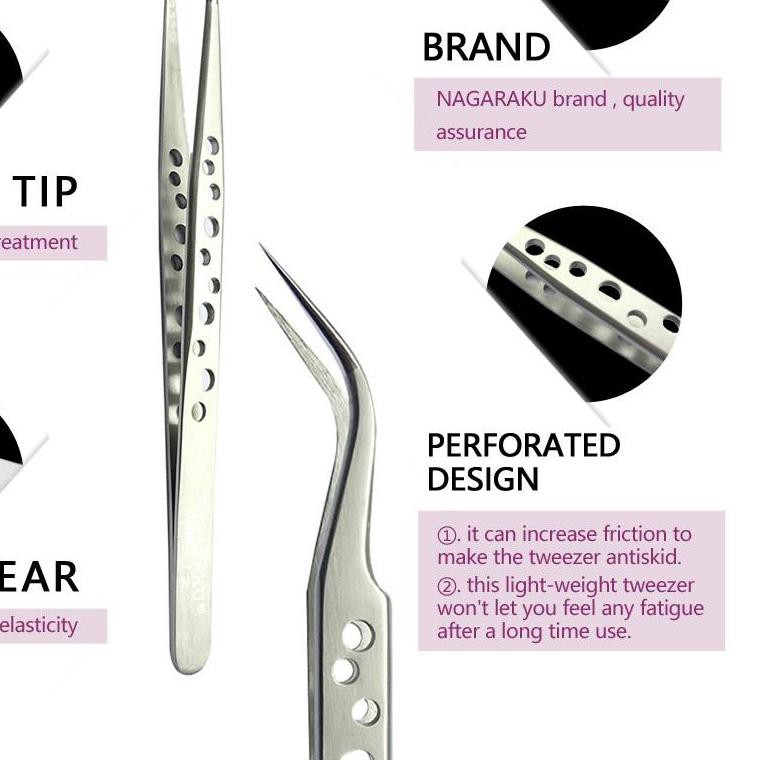 ✦ Nagaraku Tweezers / Pinset Nagaraku Bolong ✈