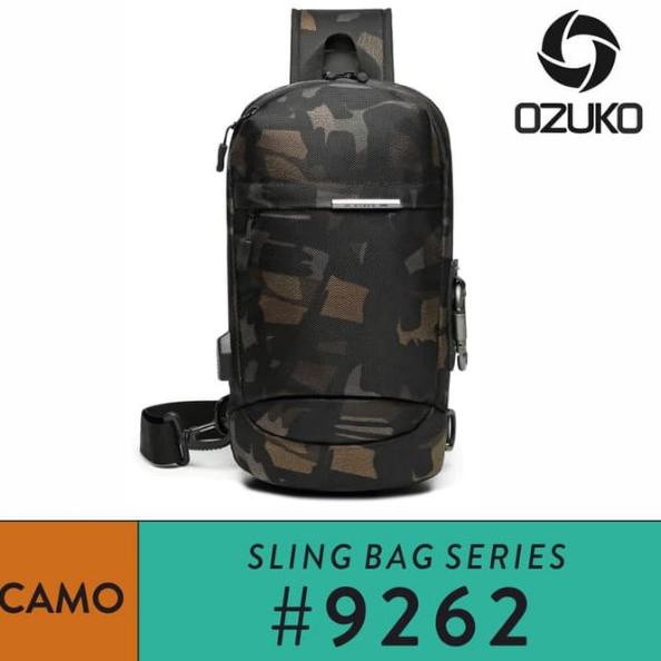Ozuko Sling bag #9262 - Camo