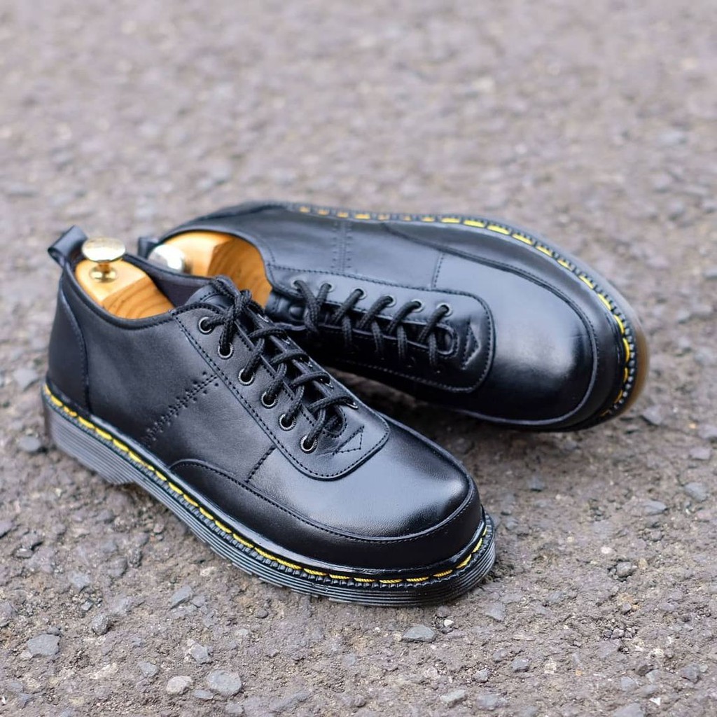 SEPATU KULIT AZCOST FOOTWEAR LUCAS BLACK ORIGINAL