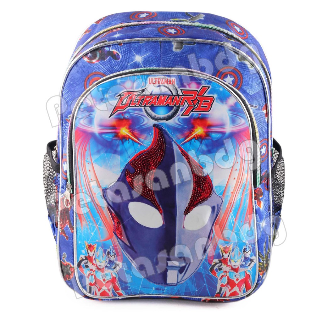 PTS - Ransel Sekolah Anak Cowo / Laki Laki Karakter - EXTRA - THE FORBIDDEN   - RANSEL LED - LED BACKPACK + BOTOL