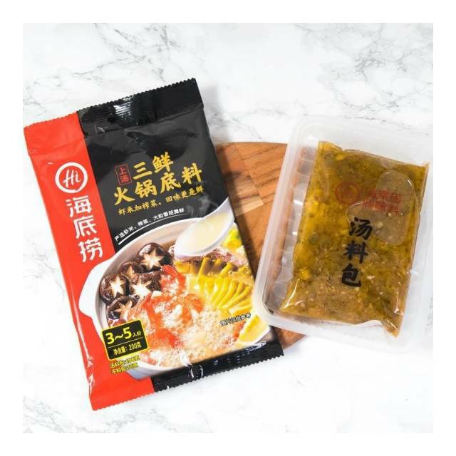 

HAIDILAO HOTPOT BASE SOUP SHRIMP / SEAFOOD 3-5