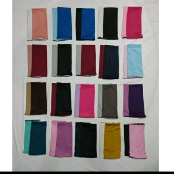 Handsock Bolak Balik ~~ handsock 2 warna handsock tangan handshock muslimah handsock jempol handsock cicin handsock curly manset  manset baju  manset tangan  manset bolbal  manset 2 warna manset lengan panjang manset